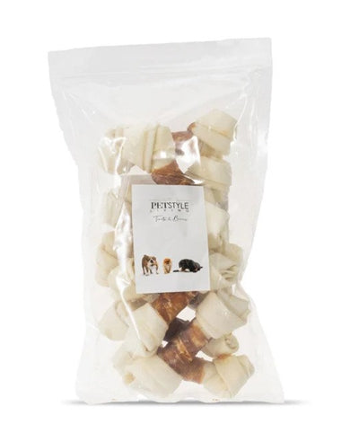 Petstyle living geknoopt bot wit met eend