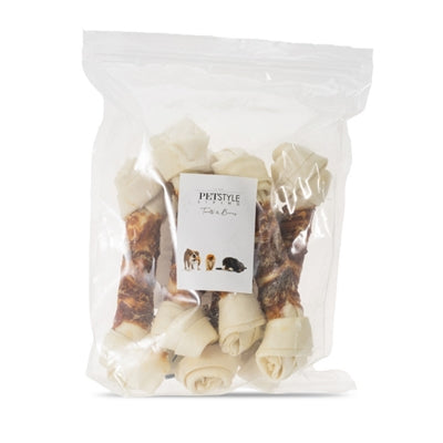 Petstyle living geknoopt bot wit met eend