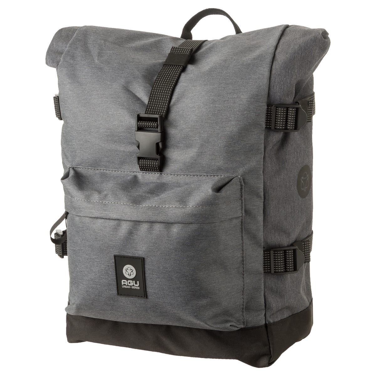 Agu h2o roll-top ii enkele fietstas urban grey