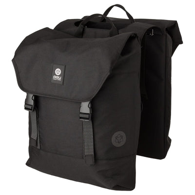 Dwr dubbele fietstas urban black