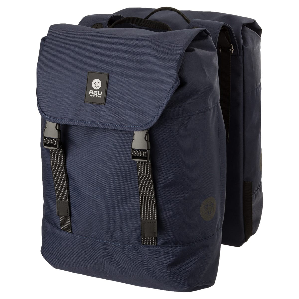 Agu dwr dubbele fietstas urban navy
