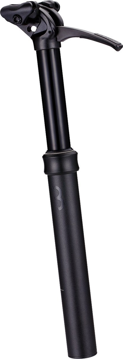 Bbb cycling handlepost verstelbare zadelpen 31.6 mm - dropper post - mtb zadelpen met hendel - 360 mm - offset: 15 mm - zwart - bsp-52