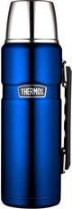 Thermos king fles - 1,2 liter - metallic blauw