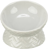 Trixie verhoogde voerbak waterbak keramiek licht taupe - afbeelding 1