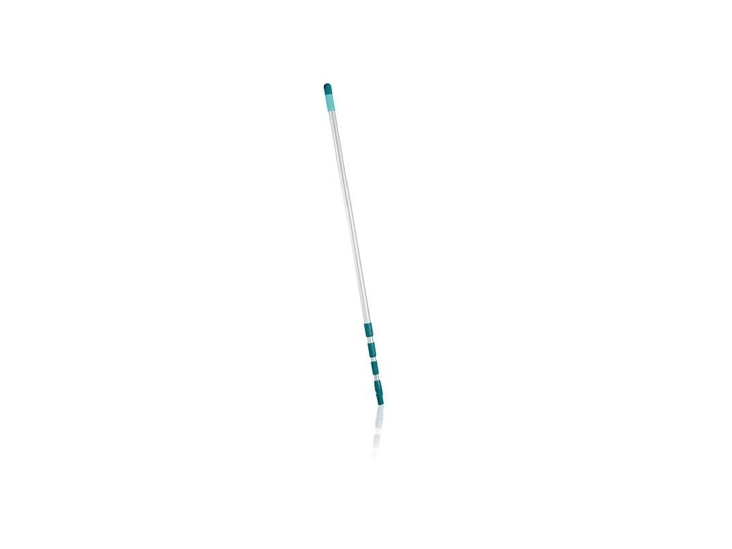 Leifheit telescoopsteel aluminium 130 - 400 cm - incl. antislipkop - 360° draaibaar - ophangoog - click system