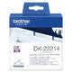 Labeltape brother dk22214 wit