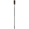 Fiskars televerlengsteel quikfit steel - telescoopsteel - anti slip - grafiet - 145 cm