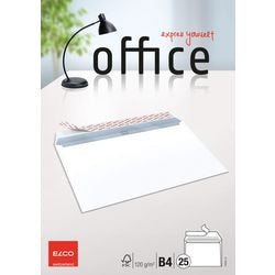 Enveloppen elco office b4 25 stuks wit 120 g m²