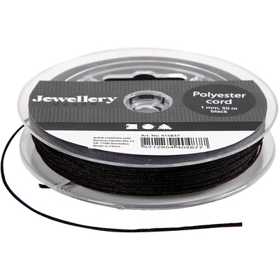 Creativ company https: www.cchobby.nl polyester-koord-dikte-1-mm-zwart-50-m-1-rol