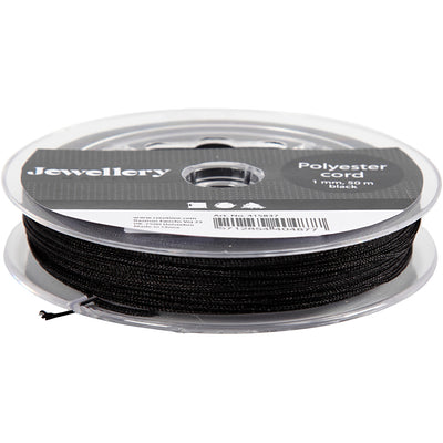Creativ company https: www.cchobby.nl polyester-koord-dikte-1-mm-zwart-50-m-1-rol