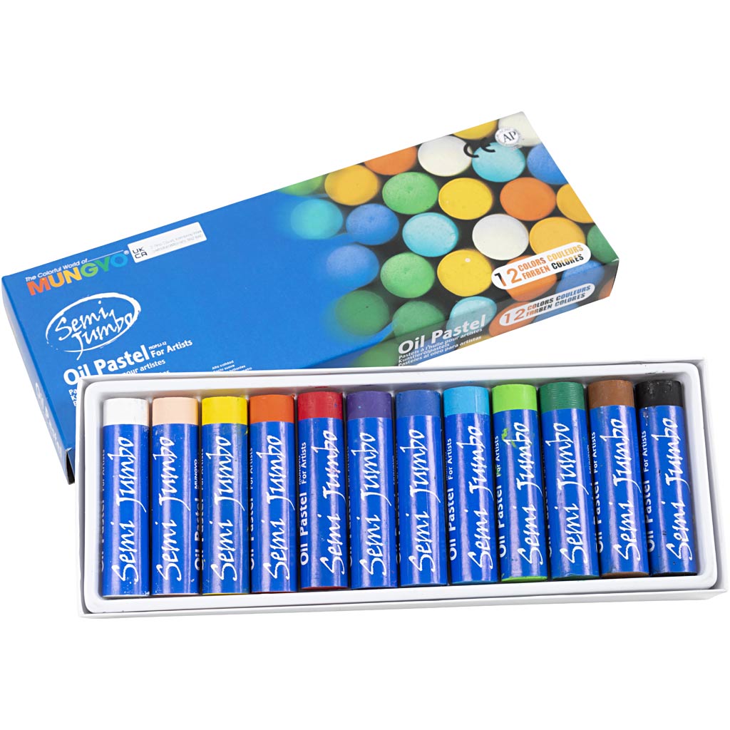 Creativ company http: www.cchobby.nl mungyo-maxi-oliepastel-dikte-17-mm-diverse-kleuren-12-stuk-1-doos