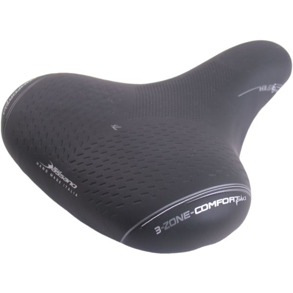Zadel Selle Bassano Volare Xl 3-Zone Sport Tour Zwart