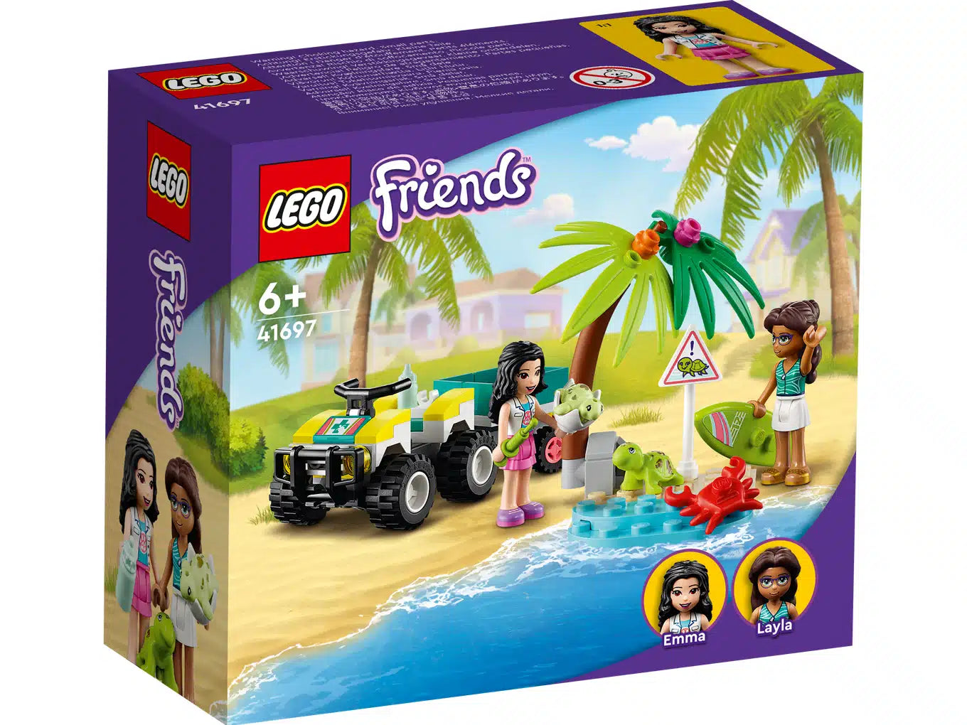 lego friends 41697 schildpadden reddingsvoertuig