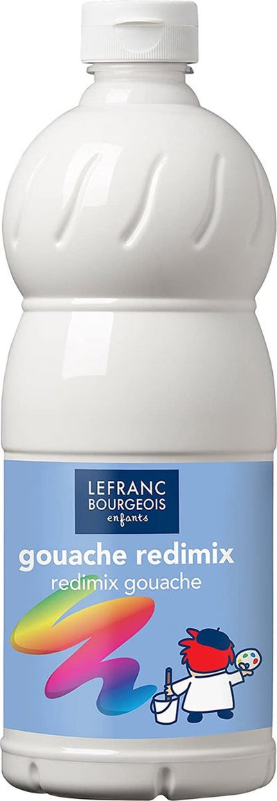 Lefranc bourgeois l b plakkaatverf redimix white 500ml