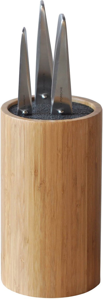 Point-virgule – messenblok zonder messen – universeel - bamboe - ɸ12cm h22cm