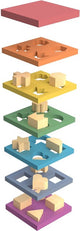 Tickit ® regenboog houten vormstapelaar.