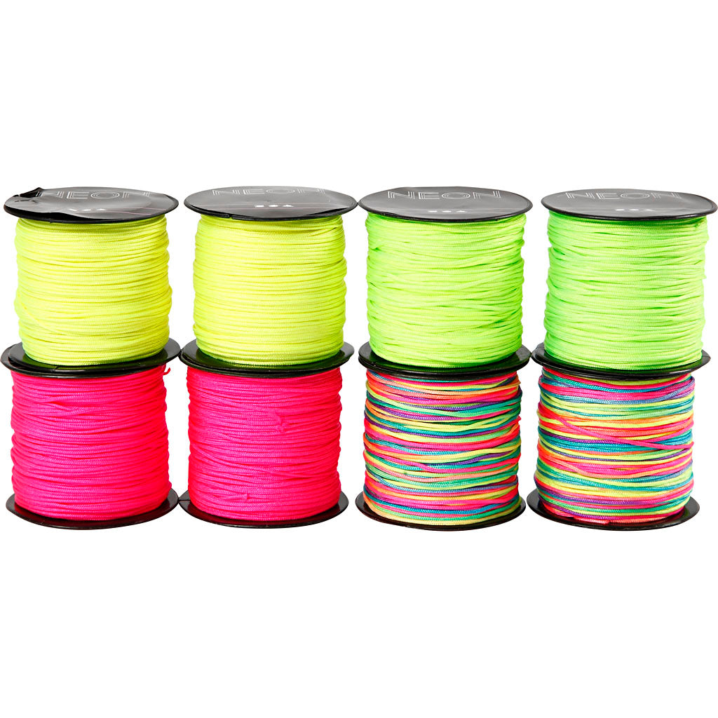 Https: www.cchobby.nl macrame-koord-dikte-1-mm-neon-groen-neon-roze-neon-geel-neonmix-8x28-m-1-doos