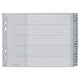 Alfabetische tabbladen leitz 1262 grijs pp (polypropeen)
