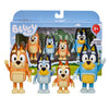 Moose toys bluey familie speelfiguren, 4st.