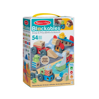 Melissa doug mellissa doug blockables vehicles play set