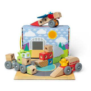 Melissa doug mellissa doug blockables vehicles play set