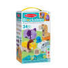 Melissa doug blockables safari play set (34 stuks)