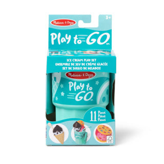 Melissa doug play to go cup ice cream | 2 stuks
