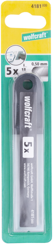 Wolfcraft afbreekmessen | in box | 18mm | 5 stuks - 4181000 - afbeelding 2