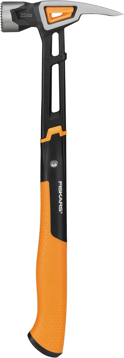 Fiskars isocore serie - timmermanshamer - xxl 1020216 - antivibratie - ergonomische grip