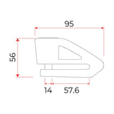 Pro-tect schijfremslot disq pro art 4 - afbeelding 5
