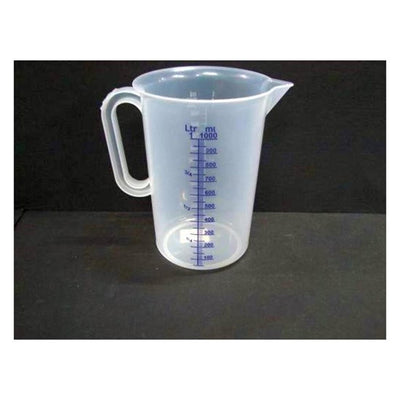 Hünersdorff maatkan 1,0ltr pp maatbeker kunststof 1 liter