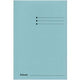 Esselte mappen 3 flappen folio 235x350mm blauw