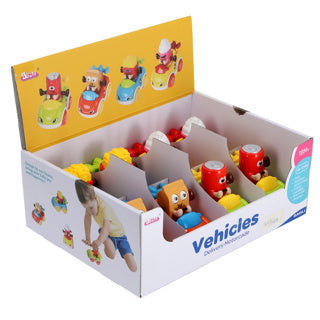 Auto funny met geluid assorti | 8 stuks