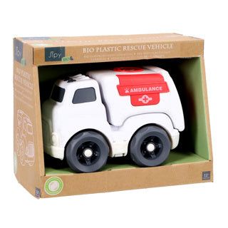 Merkloos bioplastic ambulance