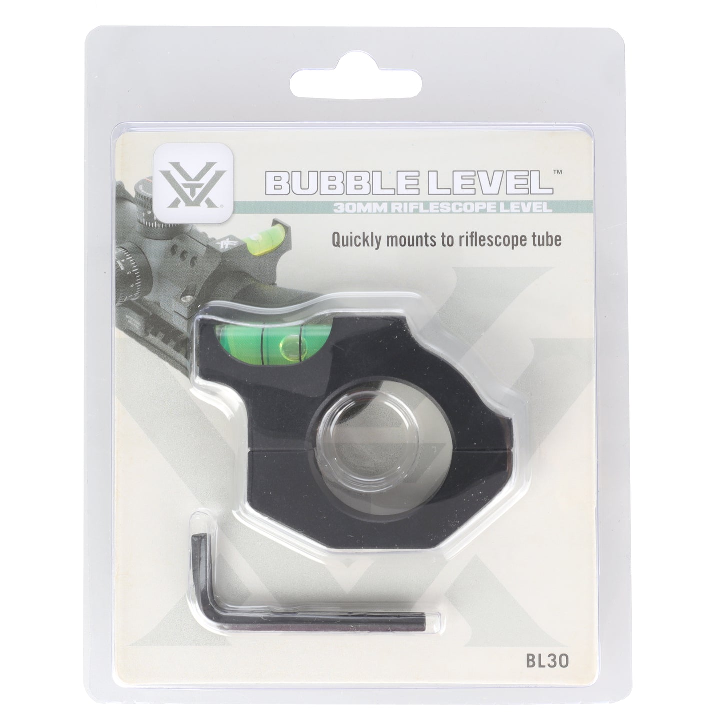 Vortex bubble level voor 30 mm richtkijkers