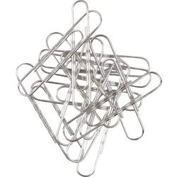 Paperclips office depot 75 mm zilver
