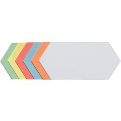 Presentatiekaarten franken honingraat 9,5 x 20,5 cm kleurenassortiment