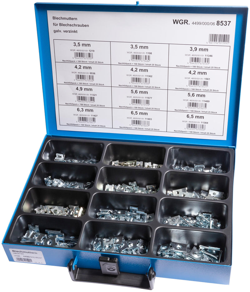 Dresselhaus plaatmoeren assortiment