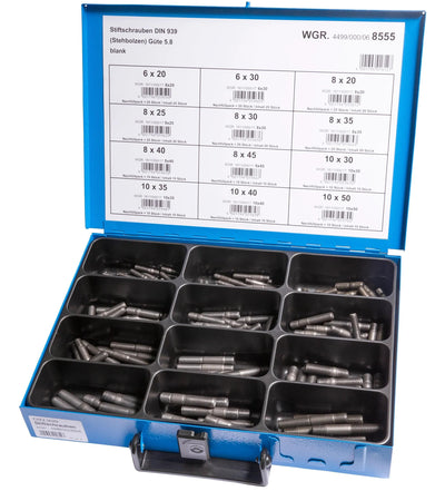 Dresselhaus stiftschroef 4499 sort.stud screws din 939 stud bolts