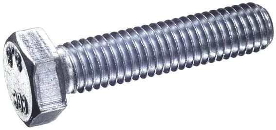 Dresselhaus zeskantbout 6-kt-screw,threaded head dresselh.m10x16mm galvani