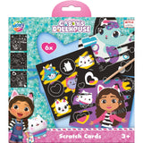 Moxy scratch kaarten gabby's poppenhuis set, 7dlg. - afbeelding 1