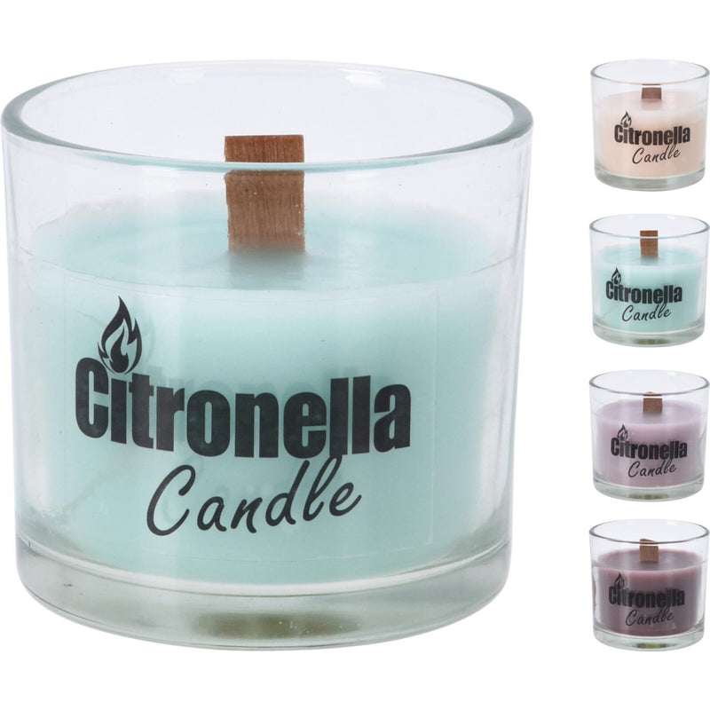 Pro garden citronella kaars in glazen pot
