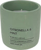 Pro garden citronella kaars in pot 10cm groen