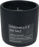Pro garden citronella kaars in pot 10cm antraciet