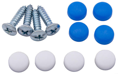 Dresselhaus kentekenplaatschroef assortiment sb-mix license plate number sb-m 5.6x19 cap (blue+white)