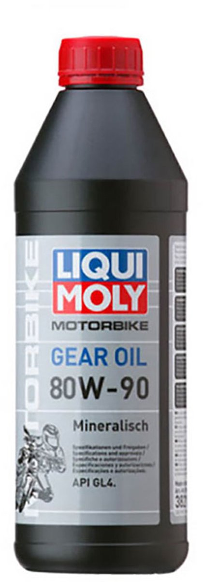 Liqui moly motorbike 80w-90 versnellingsbakolie 1l transparant