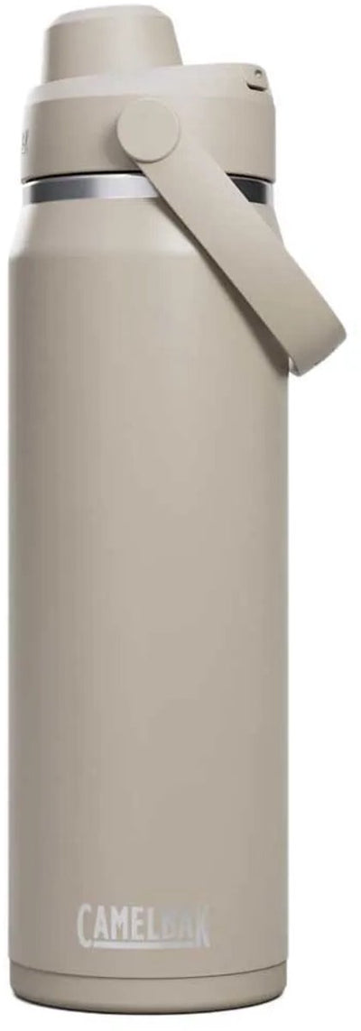 Camelbak thrive chug drinkfles - 750 ml - rvs - met draaidop - isolatie waterfles - beige