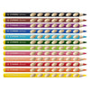 Stabilo easycolors kleurpotloden linkshandig - 12 st. + puntenslijper