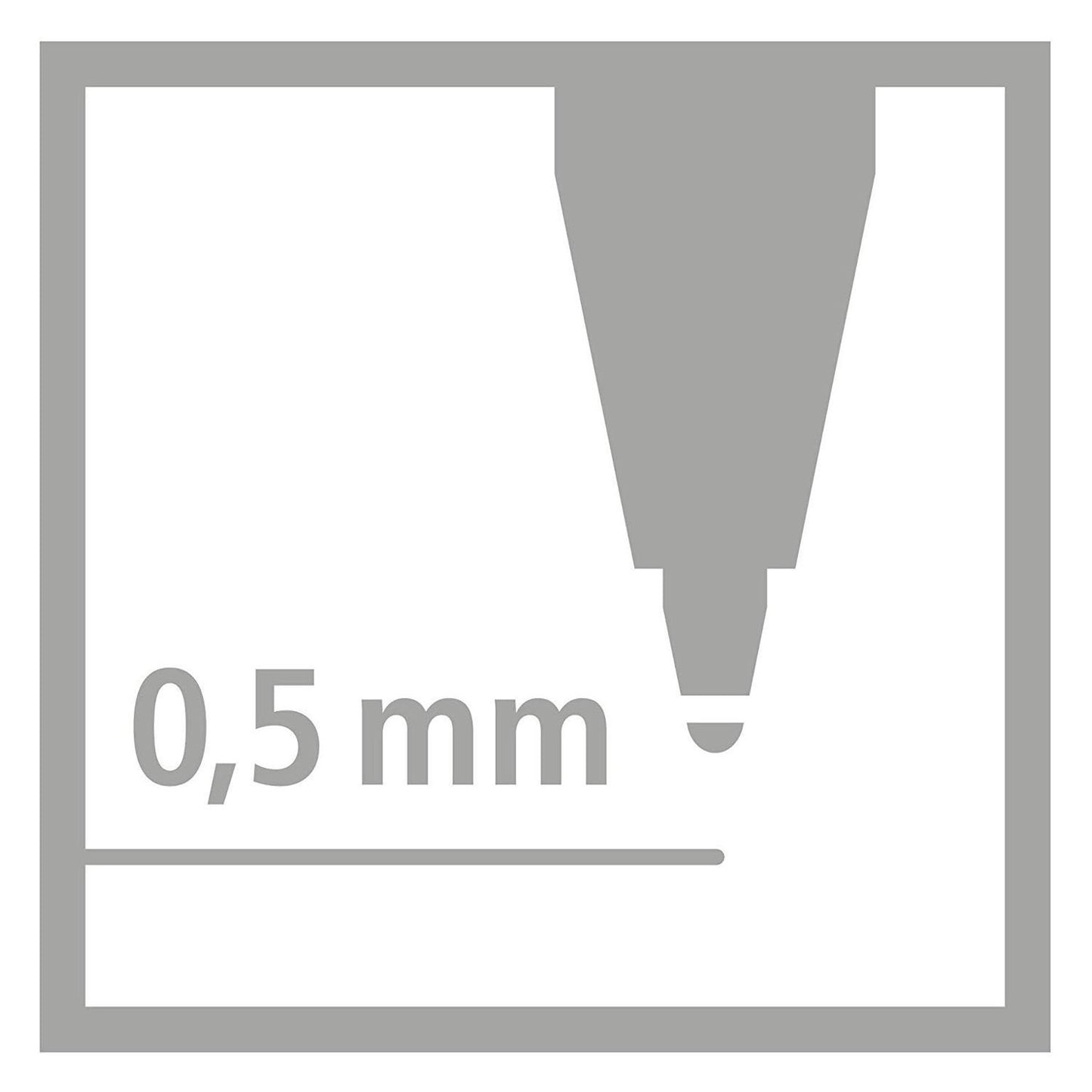Stabilo easyoriginal - penvulling - medium 0,5 mm - doos met 20 stuks