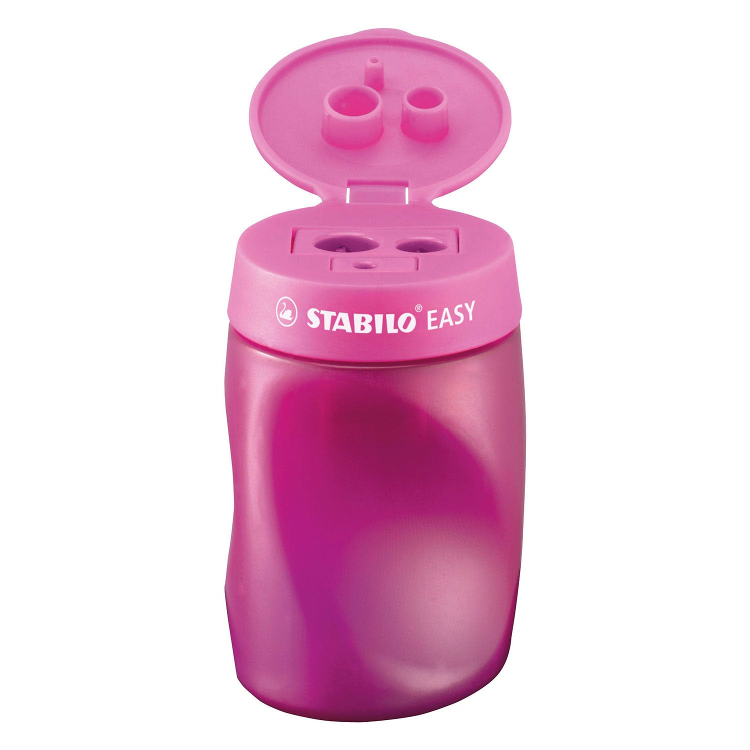 Stabilo easysharpener - 3 in 1 puntenslijper - links - roze